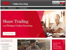 Tablet Screenshot of onlineinvesting.westpac.com.au
